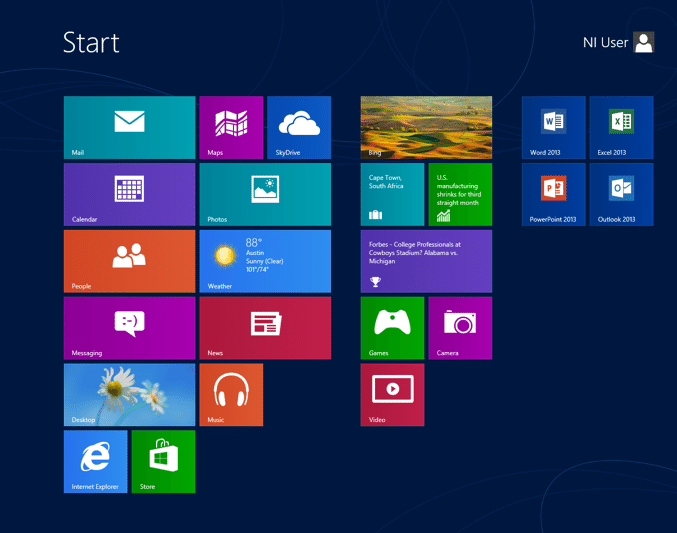 Flat design windows microsoft